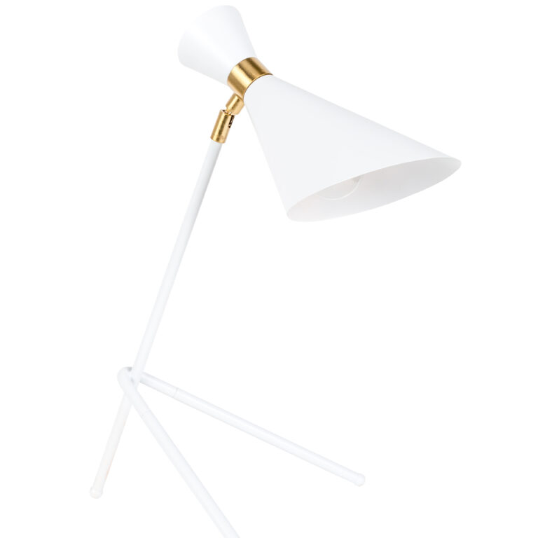 ZUIVER Shady bordlampe - hvid jern