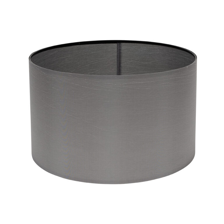 ZUIVER Tripod lampeskærm, rund - grå tekstil