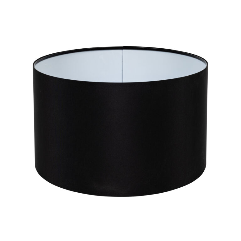 ZUIVER Tripod lampeskærm, rund - sort tekstil