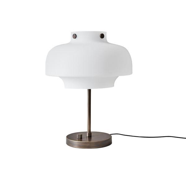 &Tradition Copenhagen SC13 Bordlampe Opal Glas & Messing