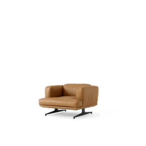 &Tradition Inland AV21 Lænestol Cognac Læder/Sort