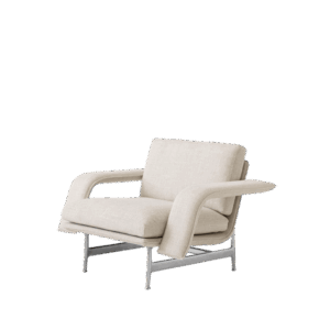 &Tradition Meantime AV29 Lænestol Sofa Poleret Aluminium/Ecriture 0210