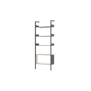 &Tradition Rombe Full Bay IF3 Cabinet Reol Lakeret Valnød/Antracit