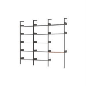 &Tradition Rombe IF1 &IF4 & IF5 Reol Konfiguration G Lakeret Valnød/Antracit