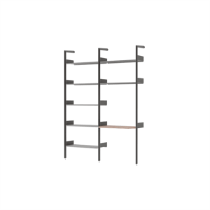 &Tradition Rombe IF1 &IF5 Reol Konfiguration B Lakeret Valnød/Antracit