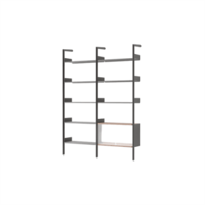 &Tradition Rombe IF1 &IF6 Reol Konfiguration C Lakeret Valnød/Antracit