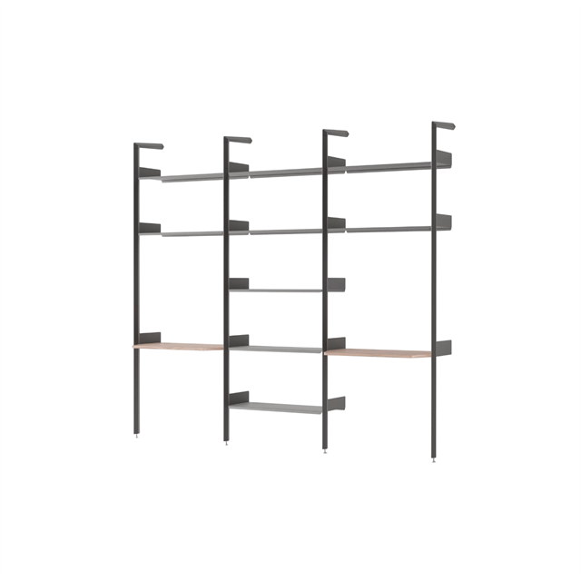 &Tradition Rombe IF2 &IF4 & IF5 Reol Konfiguration I Lakeret Valnød/Antracit