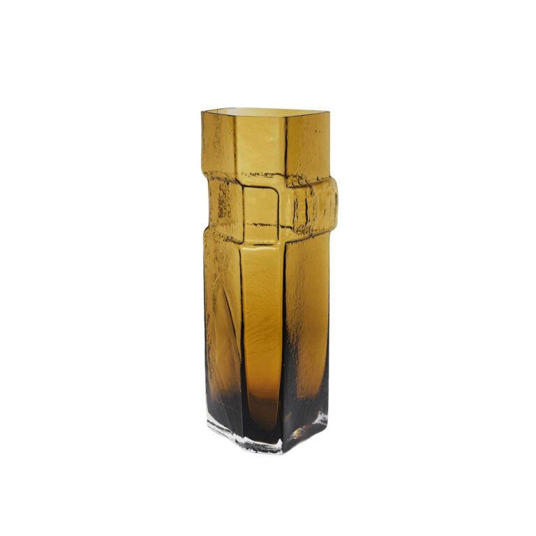 x Utzon Can Lis Muro Vase H38 Recycled Amber