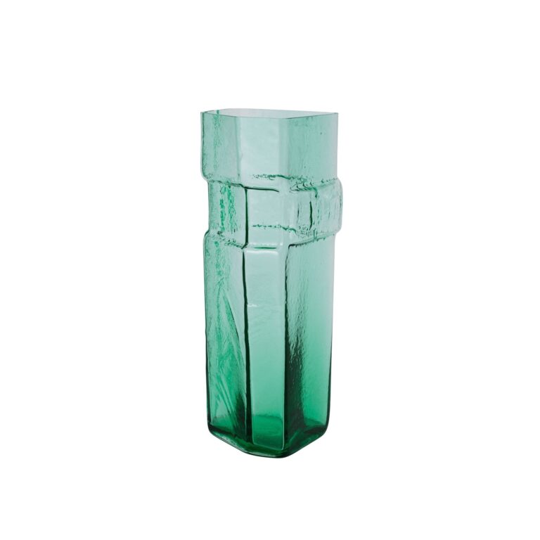x Utzon Can Lis Muro Vase H38 Recycled Green